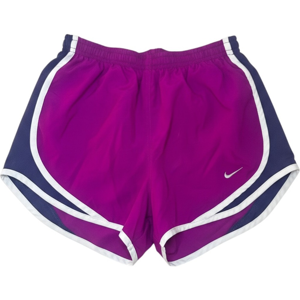 Nike Tempo Running Shorts Womens‎ XS Magenta Navy Dri-FIT 211646-515 Athletic
